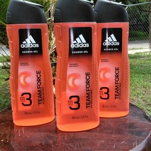 Lot of 3 Adidas Team Force Body Wash